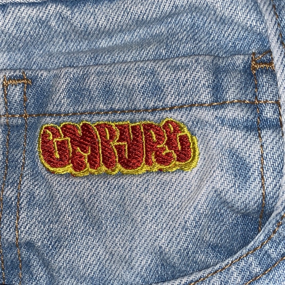 light blue courdry empyres with light blue jean empyres size: 34 - Picture 3 of 4